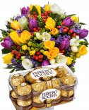 Flower delivery - gift set