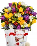 Gift set - beautiful spring bouquet