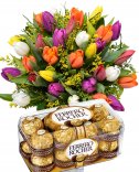 Spring bouquet - gift set for delivery