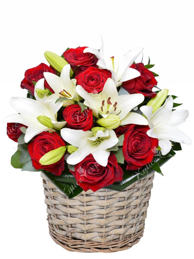 Lily and Rose - Flower basket