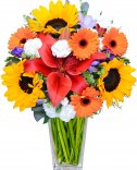 Mixed fresh bouquet - flower delivery