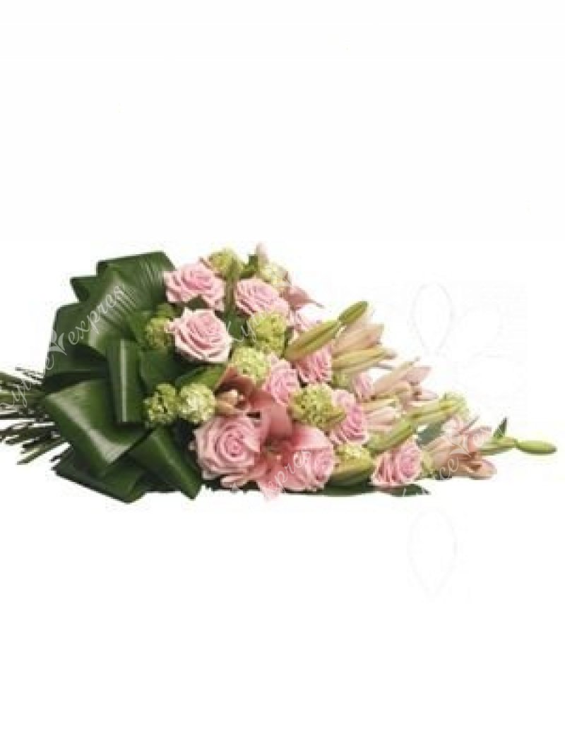 Funeral bouquet in pink 17